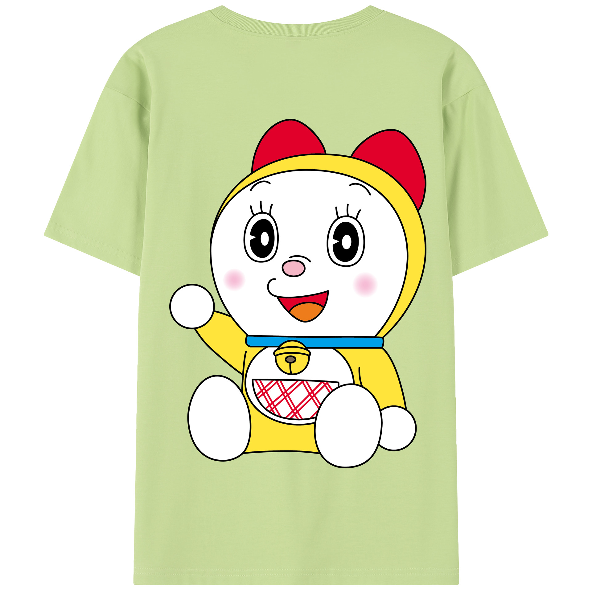 （画像用） ドラえもん ドラミ Doraemon Dorami 綿100％半袖Tシャツ（背面プリント）